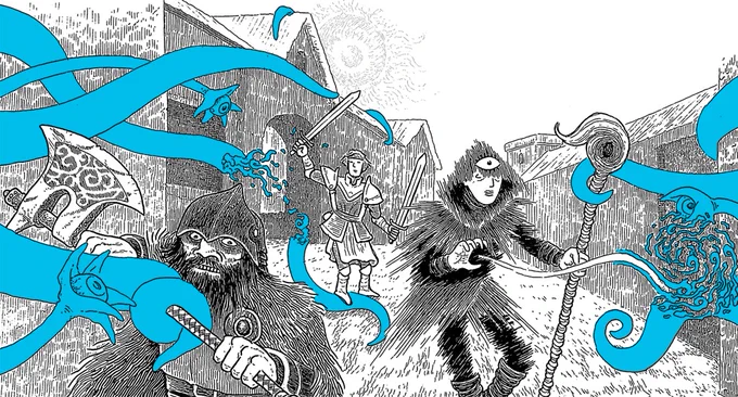 rpg illustrations for tales from the smoking wyrm 