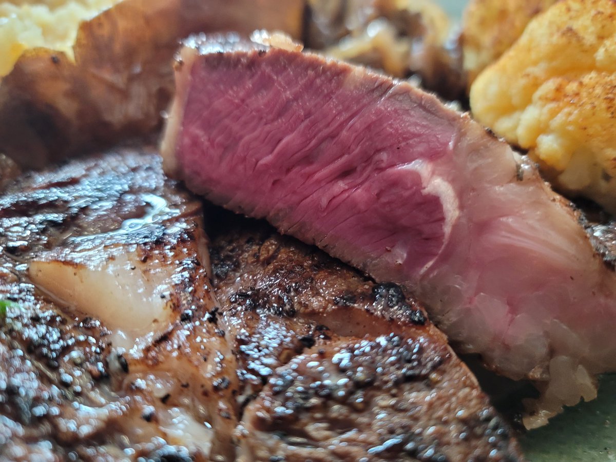 GoodOldAndy's tweet photo. I hope your weekend is going well. Around here, #steaknight is never well, generally a good medium-rare. A nice #OldFashioned rounds out a great meal.
#youcancook #cookathome #food #foodie #beef #itswhatsfordinner #Neyland #whiskey https://t.co/sGkfwK6e40
