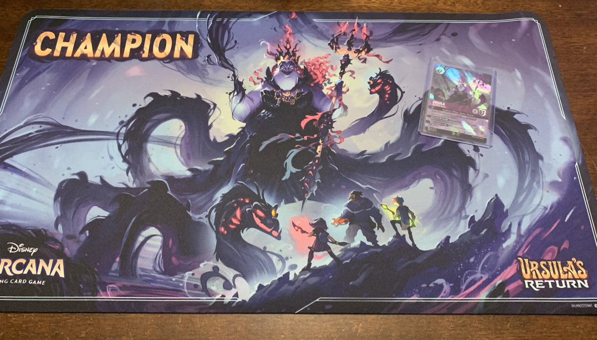 TabledNoob's tweet photo. Did a thing today at the only set champs I made it to this season 🔵⚪️#Lorcana https://t.co/Xp9NCZKZnq