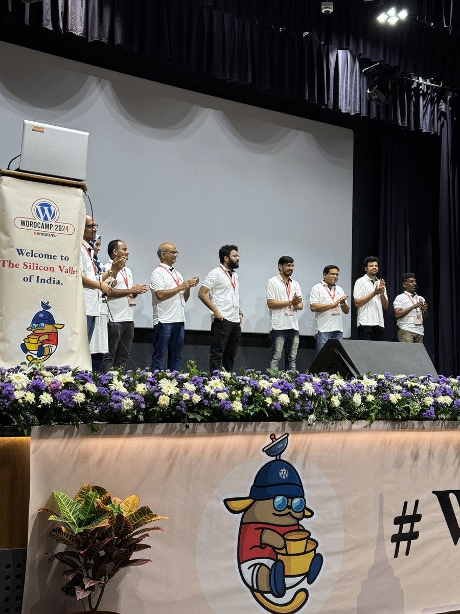 Opening remarks WordCamp Bengaluru #wcblr at amazing location SJBHS