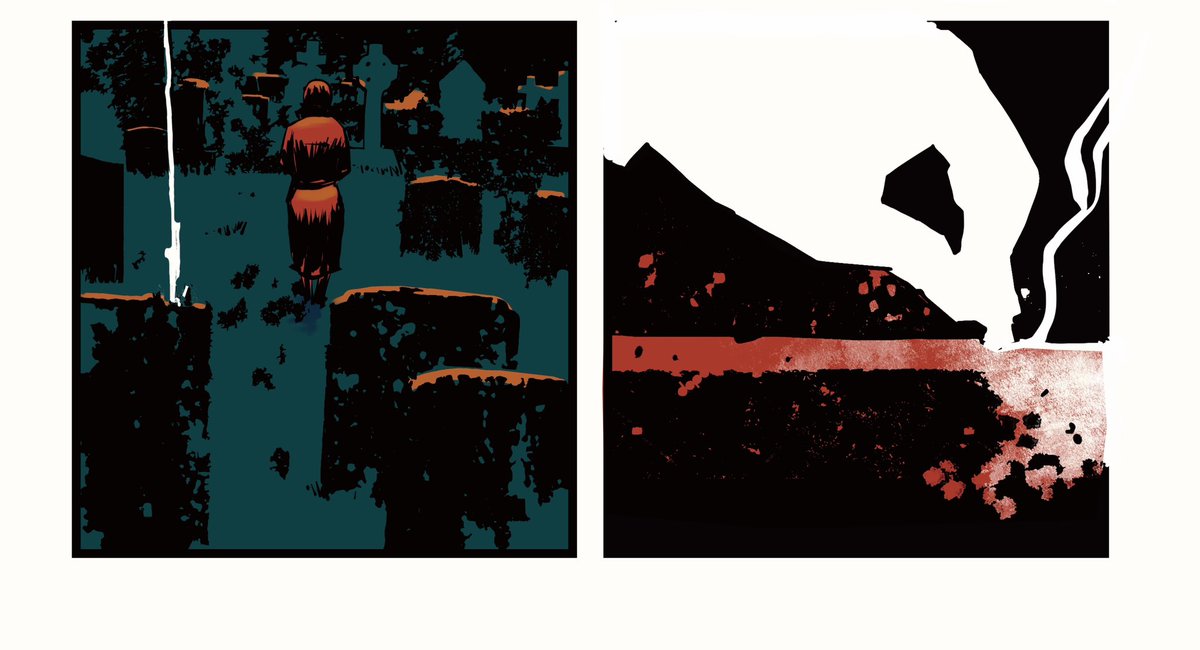 Inks vs colors #makingcomics 