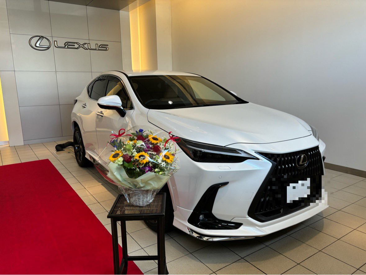 shin_od8's tweet photo. 半年以上かかって本日ようやく納車しました
LEXUS NX350h versionL
これから触る予定もなんにもないのでモデリスタぶち込んでもう満足です
ボディ色は安定のホワイト。内装は高級感を出したくてヘーゼルに設定
#LEXUS #SUV #NX350h #versionL https://t.co/c4dC7Tnlu7