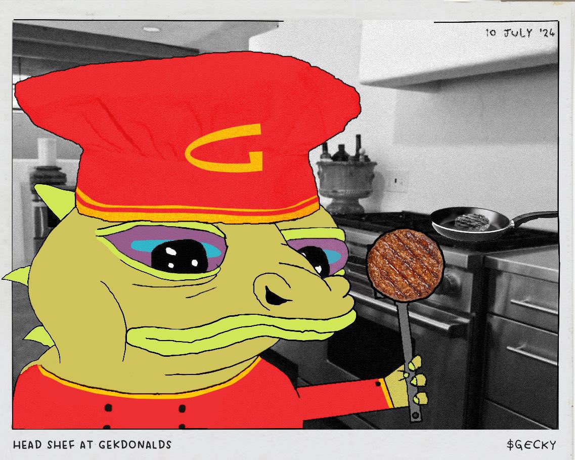 Time to cook 🔥

$Gecky