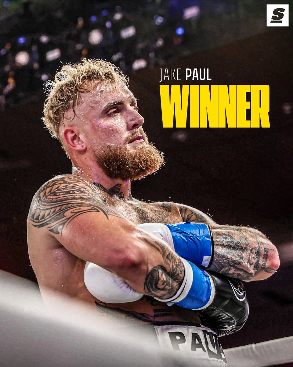 theScore's tweet photo. JAKE PAUL HANDLES BUSINESS OVER MIKE PERRY. 🫡🚨 https://t.co/bs5Ne9Oq8g