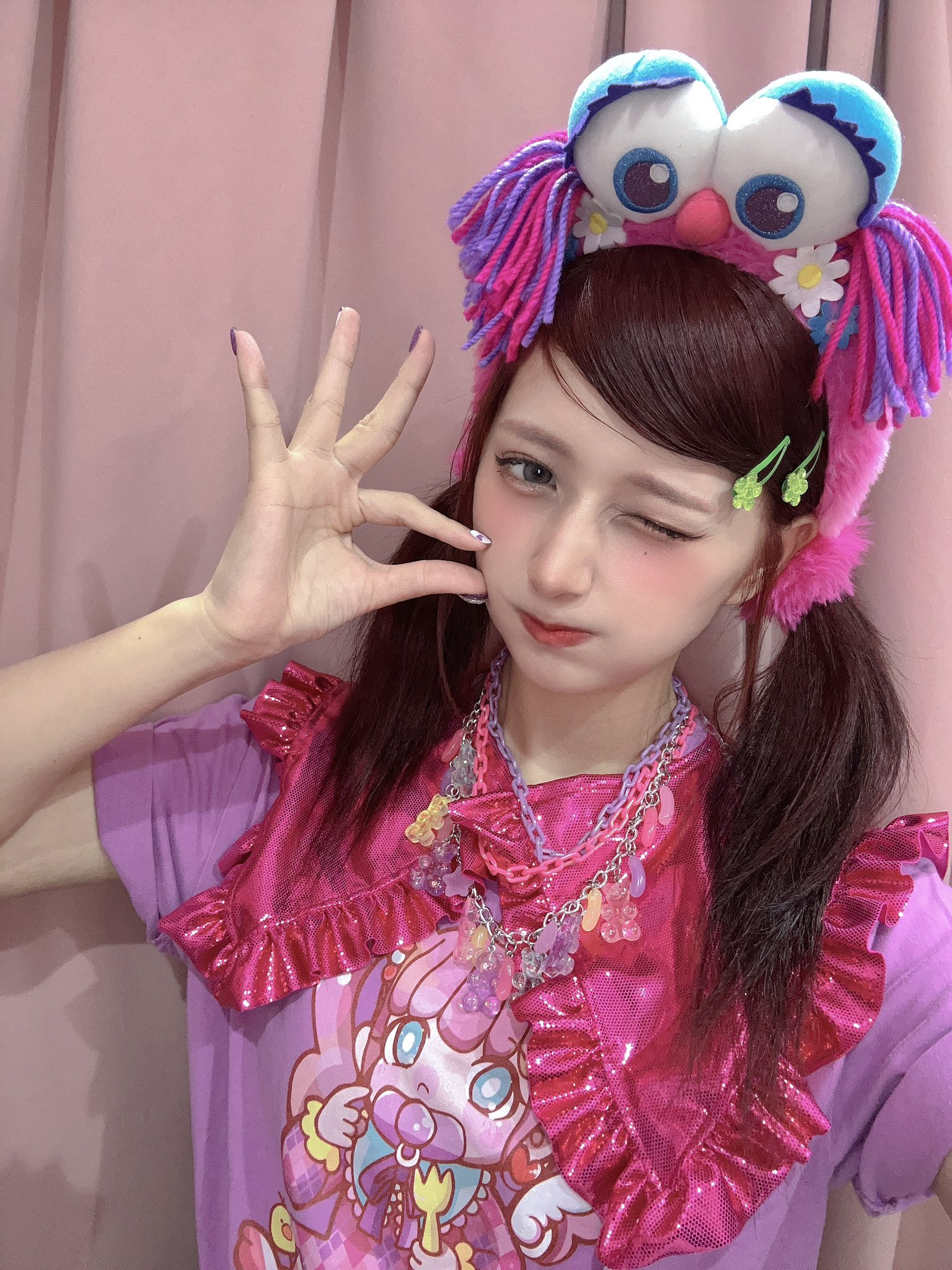 新品未使用⭐︎しなこ　原宿ベビタピ限定　Tシャツ しなこが手書きした♡ぷるぷるTシャツ 原宿 120 ベビタピ しなこ