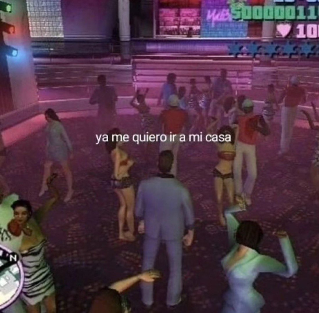 nadie:

yo cada vez que salgo de fiesta: