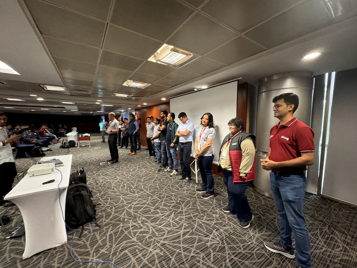 Sandesh Rao (@sandeshr) on Twitter photo A powerful set of speakers at #OCYatra24 #Hyderabad <a href="/oracleace/">Oracle ACE Program</a> <a href="/AIOUG/">All India Oracle Users Group (AIOUG)</a> <a href="/aioug_hyderabad/">AIOUG HYDERABAD</a> #GenAI <a href="/sai_penumuru/">Sai Penumuru</a> <a href="/MikeDietrichDE/">Mike Dietrich</a>
<a href="/vijaysiva79/">Vijayganesh</a> <a href="/dbasolved/">DBASolved</a> <a href="/gg_goindi/">Gurmeet Goindi</a>
<a href="/Roopesh_Thokala/">Roopesh Thokala</a> <a href="/bkhan/">Basheer Khan</a> <a href="/Ambili_Thots/">Ambili</a>
<a href="/oracleace/">Oracle ACE Program</a> <a href="/Oracle/">Oracle</a> <a href="/SriramVrinda/">sriram.vrinda</a> <a href="/Mirela_RoOUG/">Mirela Ardelean</a> <a href="/tanwanichandan/">Chandan Tanwani</a> <a href="/aishwaryakala13/">Aishwarya Kala</a> A powerful set of speakers at #OCYatra24 #Hyderabad <a href="/oracleace/">Oracle ACE Program</a> <a href="/AIOUG/">All India Oracle Users Group (AIOUG)</a> <a href="/aioug_hyderabad/">AIOUG HYDERABAD</a> #GenAI <a href="/sai_penumuru/">Sai Penumuru</a> <a href="/MikeDietrichDE/">Mike Dietrich</a>
<a href="/vijaysiva79/">Vijayganesh</a> <a href="/dbasolved/">DBASolved</a> <a href="/gg_goindi/">Gurmeet Goindi</a>
<a href="/Roopesh_Thokala/">Roopesh Thokala</a> <a href="/bkhan/">Basheer Khan</a> <a href="/Ambili_Thots/">Ambili</a>
<a href="/oracleace/">Oracle ACE Program</a> <a href="/Oracle/">Oracle</a> <a href="/SriramVrinda/">sriram.vrinda</a> <a href="/Mirela_RoOUG/">Mirela Ardelean</a> <a href="/tanwanichandan/">Chandan Tanwani</a> <a href="/aishwaryakala13/">Aishwarya Kala</a>