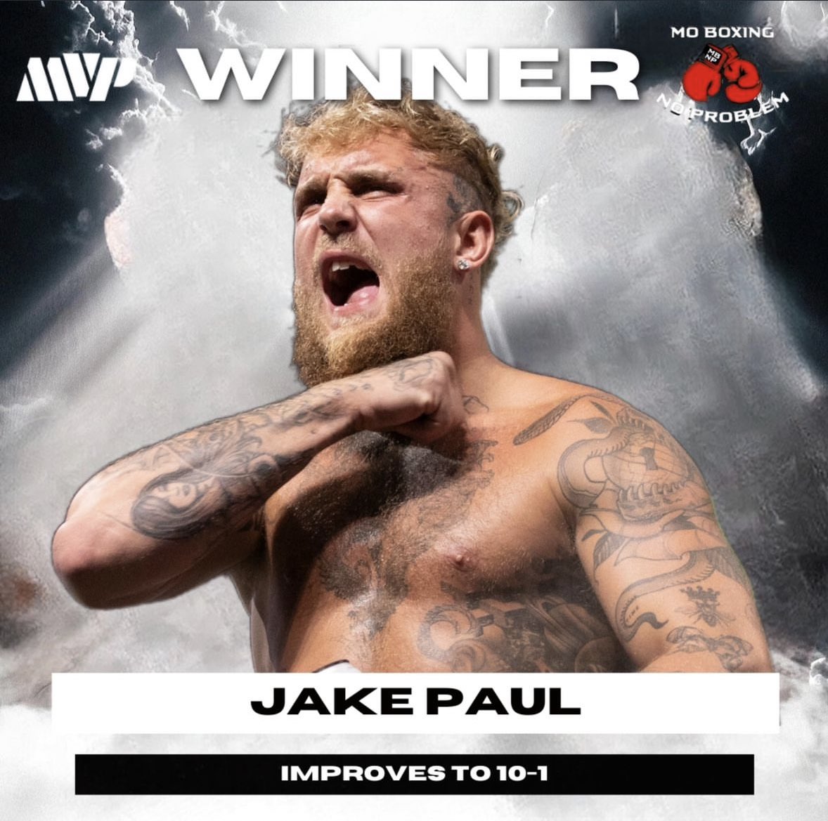 MoBoxingNP's tweet image. Jake Paul defeats Mike Perry by 6th Rd TKO to improve his record to 10-1, 7 KO's🥊
@jakepaul 

#Boxin #jakepaul #mikeperry #paulperry #mostvaluablepromotions #daznboxing #fighthype #boxinghype