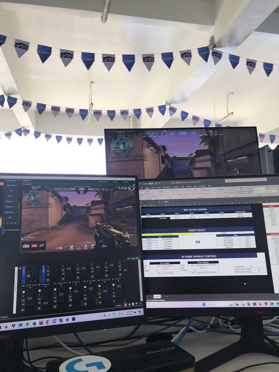 kazufps_'s tweet photo. ALLG Nationals S4 FINALS : Day 5
Valorant and MLBB Finals

Broadcast Setup @NULagunaPH 
#ALLG #NotJustPlay https://t.co/E6cH4cb7Ib