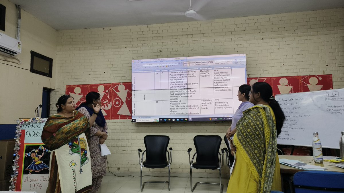 SchoolEduChd's tweet photo. #TesolDay5
#6principles
#JoyfulLearning
@TESOL_Assn
21 English teachers from @SchoolEduChd are being trained for Examplary Teaching in English
#Day5 focussed on lesson planning and presentation
#Enviornment
#BetterCitizens
#SDG
@UNESCO
@EduMinOfIndia
@sanjayjavin
@ReloIndia a branch of @StateDept
