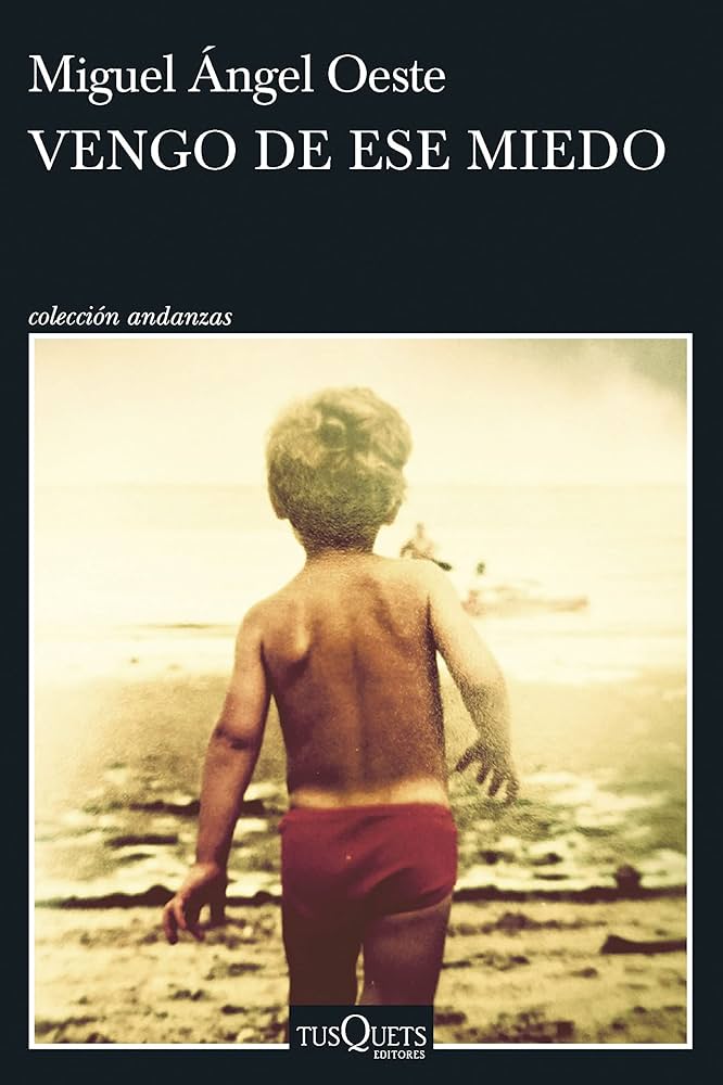 ContraSanti's tweet photo. "Vengo de ese miedo", de @M_A_OESTE (ed. @TusquetsEditor) es un libro para todos aquellos que crecimos en familias jodidas. Duro pero reparador, porque es la historia de un superviviente. https://t.co/zn37jfNPMW