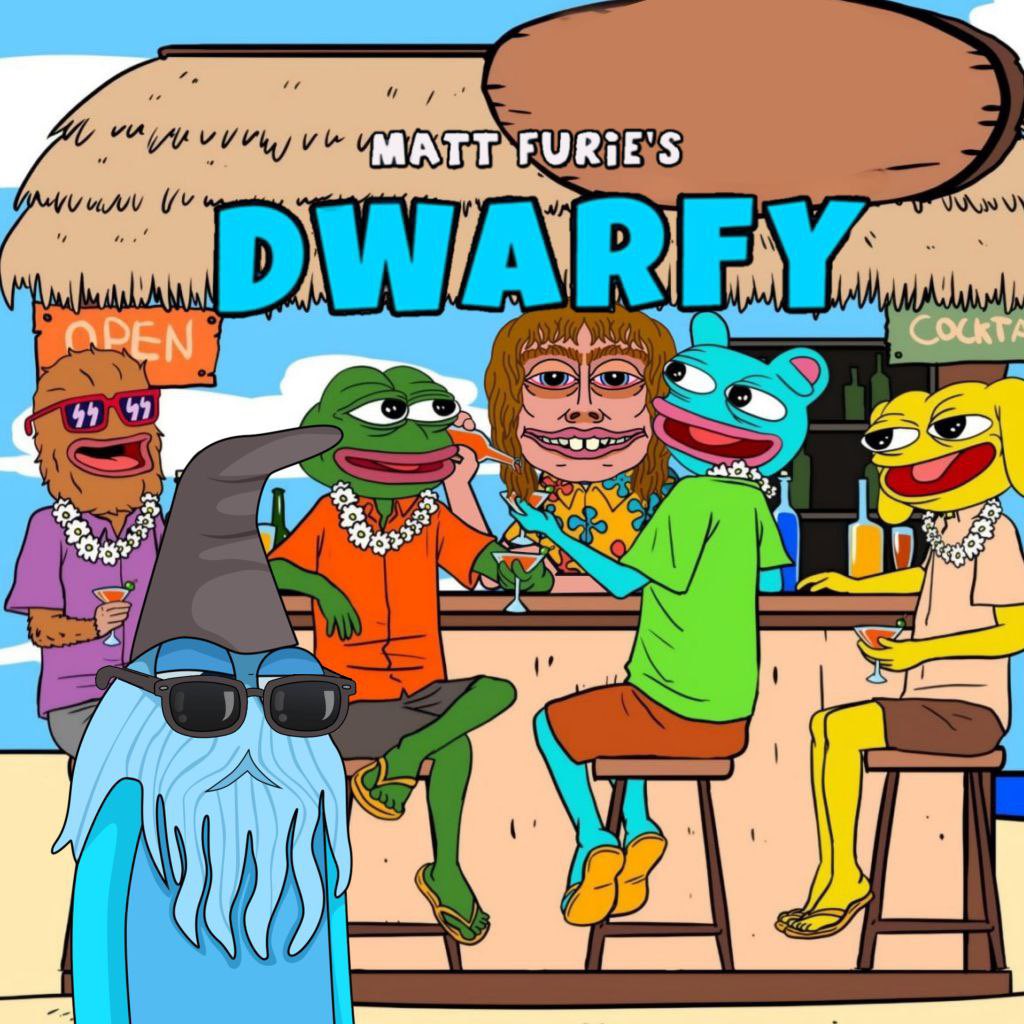 $DWARFY and friends, chilling out in style!😎