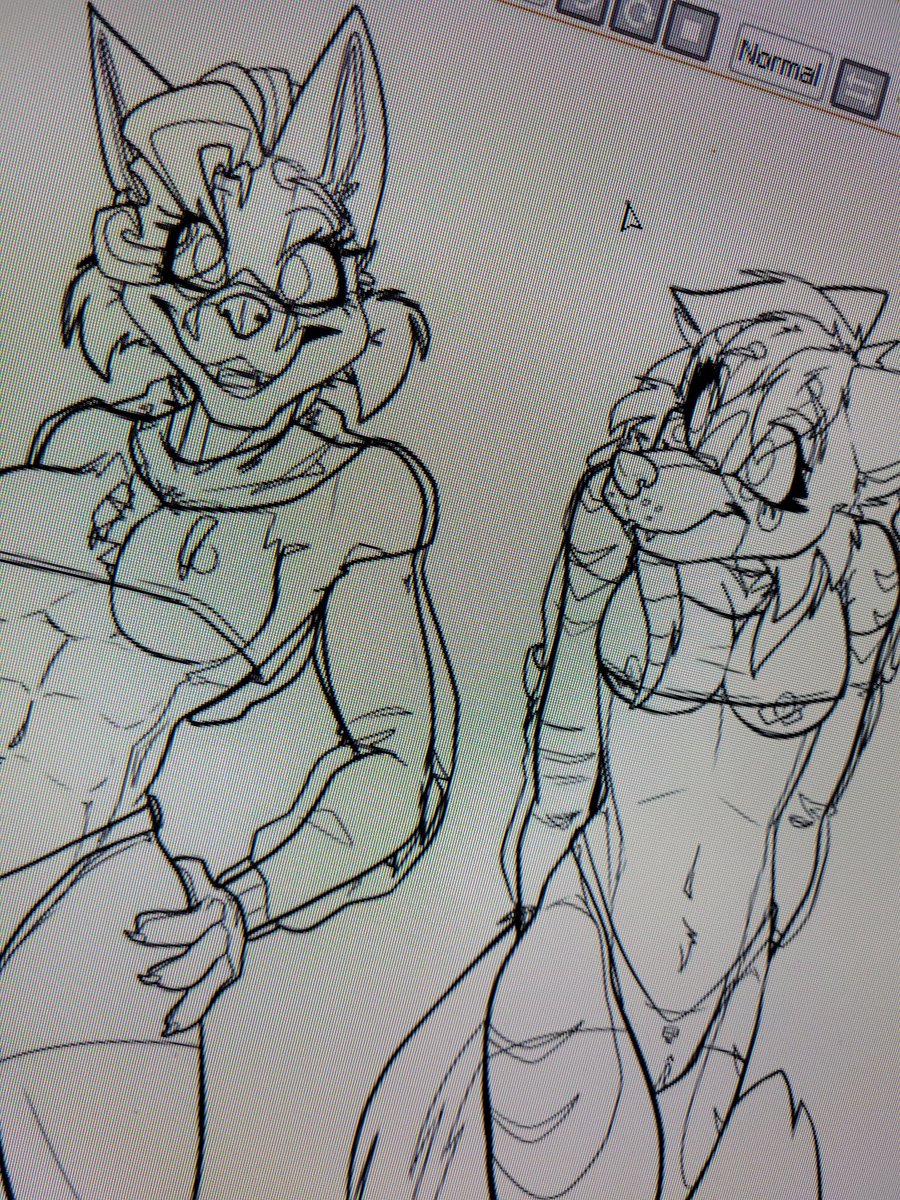 CloversDen's tweet photo. "Girls just do it better v2" !Teaser¡~
#wip #Teaser #digitalart #furry #memefit https://t.co/L23QL7I5EQ