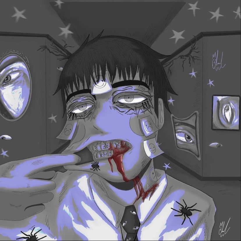 AzullVelvet's tweet photo. Donovan Dorsey.
The Blue boy dressed in Velvet.
•
•
•
•
•
•
•
#art #arte #digitalart #procreate #colorpop #byw #blackandwhite #painting #artist #artoftheday #comic #stars #eyes #artedigital #dibujo #pintura #aesthetic #artwork https://t.co/bppikDDFKJ