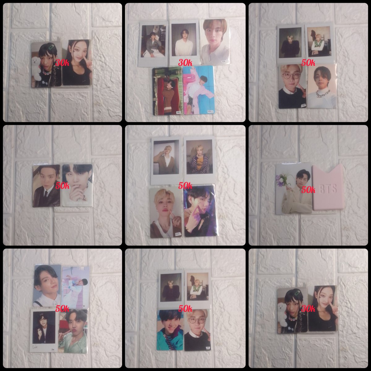 lalabilabolala's tweet photo. WTS PC OFFICIAL 
CLEARED SALE 
MURCE 

BTS NCT NEWJEANS 
📍JATENG 
🍊syi.nggi (gratong extra)

jungkook taehyung jeno jaemin haerin hyein rm jin jimin jhope haechan chenle jisung renjun mark https://t.co/HZk2MLtDxo