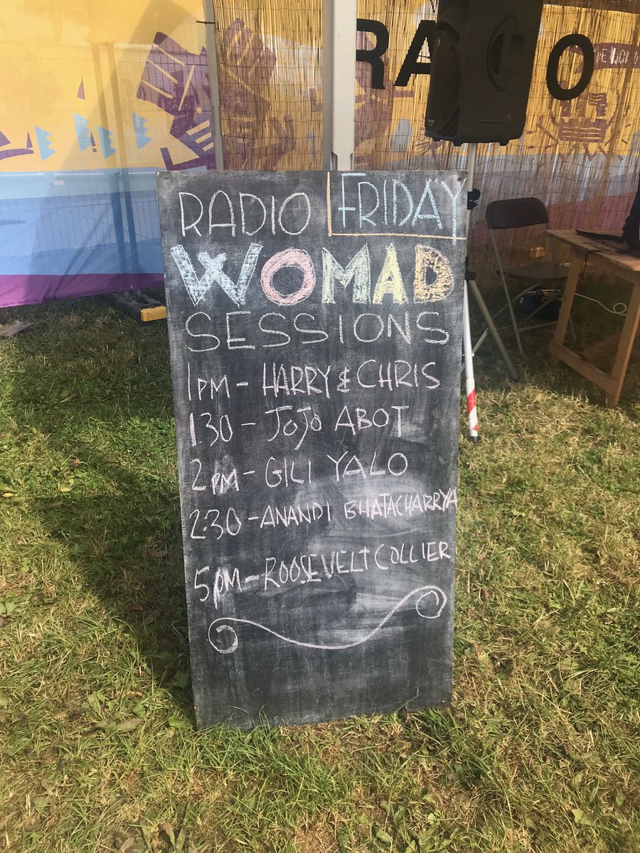 Five days to go until the chalks are out on our legendary @WOMADfestival sessions board!

Watch this space to see who is hoping us this year…..