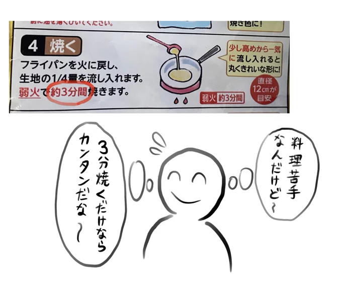 料理音痴芸人の実力をホットケーキでも発揮してしまった 