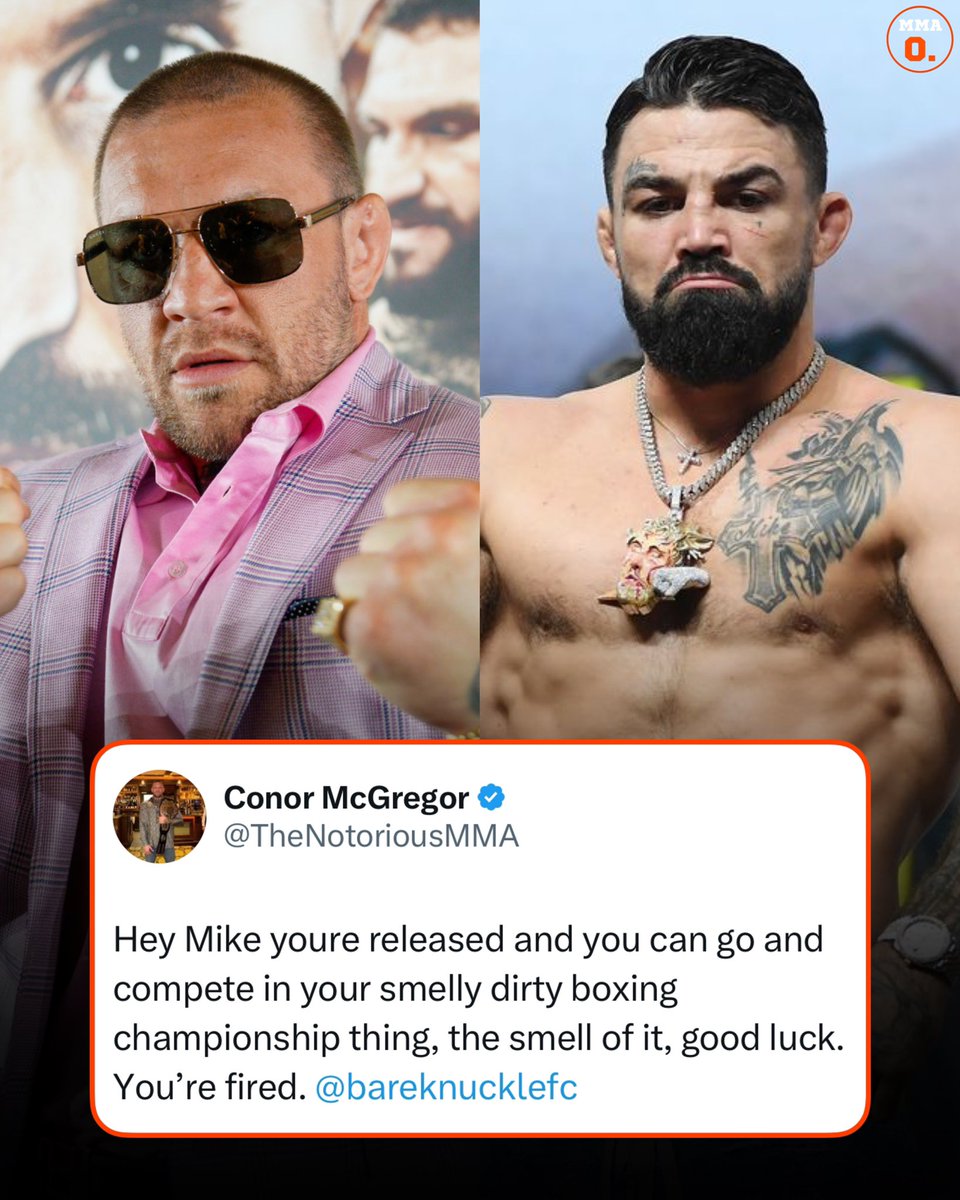 BKFC co-owner Conor McGregor just fired the King of Violence Mike Perry 😳