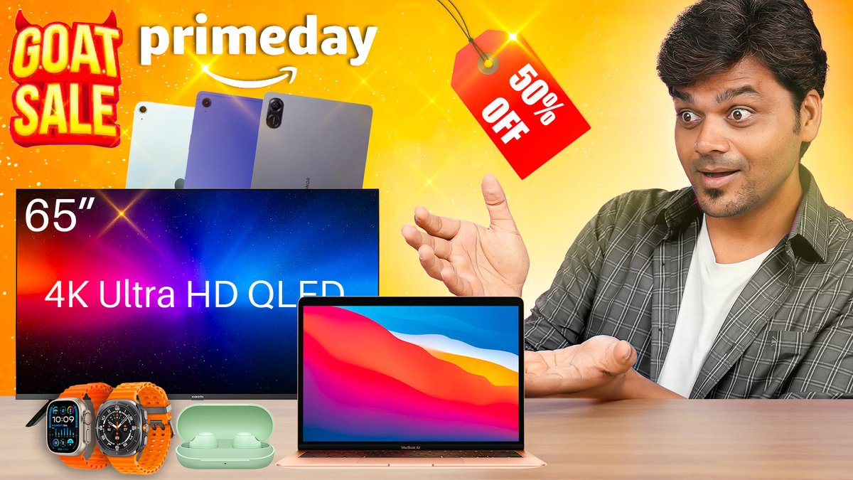 TamilTechOffici's tweet photo. 😱 Best Tablet, Laptop, TWS, TV, Smart Watch Offers 🔥 Amazon & Flipkart Sale | July 2024
Watch Here: https://t.co/HcA9rn9Tg2
#MrTamilTech #MrTT #TamilTech #TamilTechOfficial #TTFamily #offer #amazonoffer #flikart #amazonspecials #amazonsale #primeday2024 #Goatsale #bestoffers #bestsmartphone #bestlaptop #besttablet #besttwsearbuds #bestsmartwatch #amazonprimeday #flipkartgoatsale