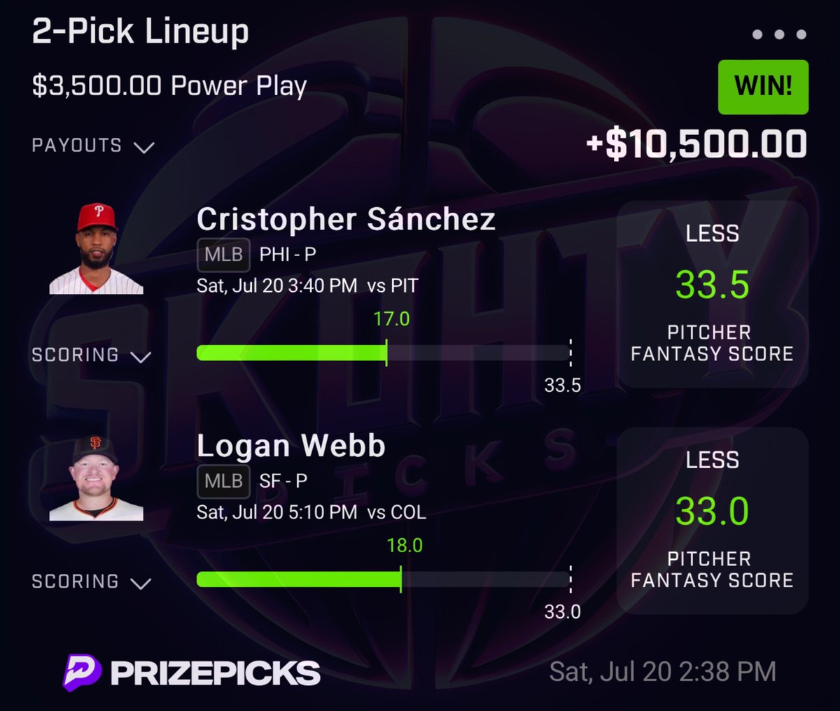 SkohtyDFS's tweet photo. $900 to 1 person RIGHT NOW 😮‍💨❤️

BANG 🔥😈 VIP👑 CASH ANOTHER $20,000💰WE ARE UP TO $100K TODAY😮‍💨🔥

Requirements:
👍 Like
❤️ Follow @SkohtyDFS 
♻️ ReTweet
💬 Comment Cashtag/Venmo

Goodluck!

JOIN MY PREMIUM👇
https://t.co/8oifFQ6Get

#PrizePicks #GamblingX #SkohtyPicks https://t.co/xrw3g2w3Y0