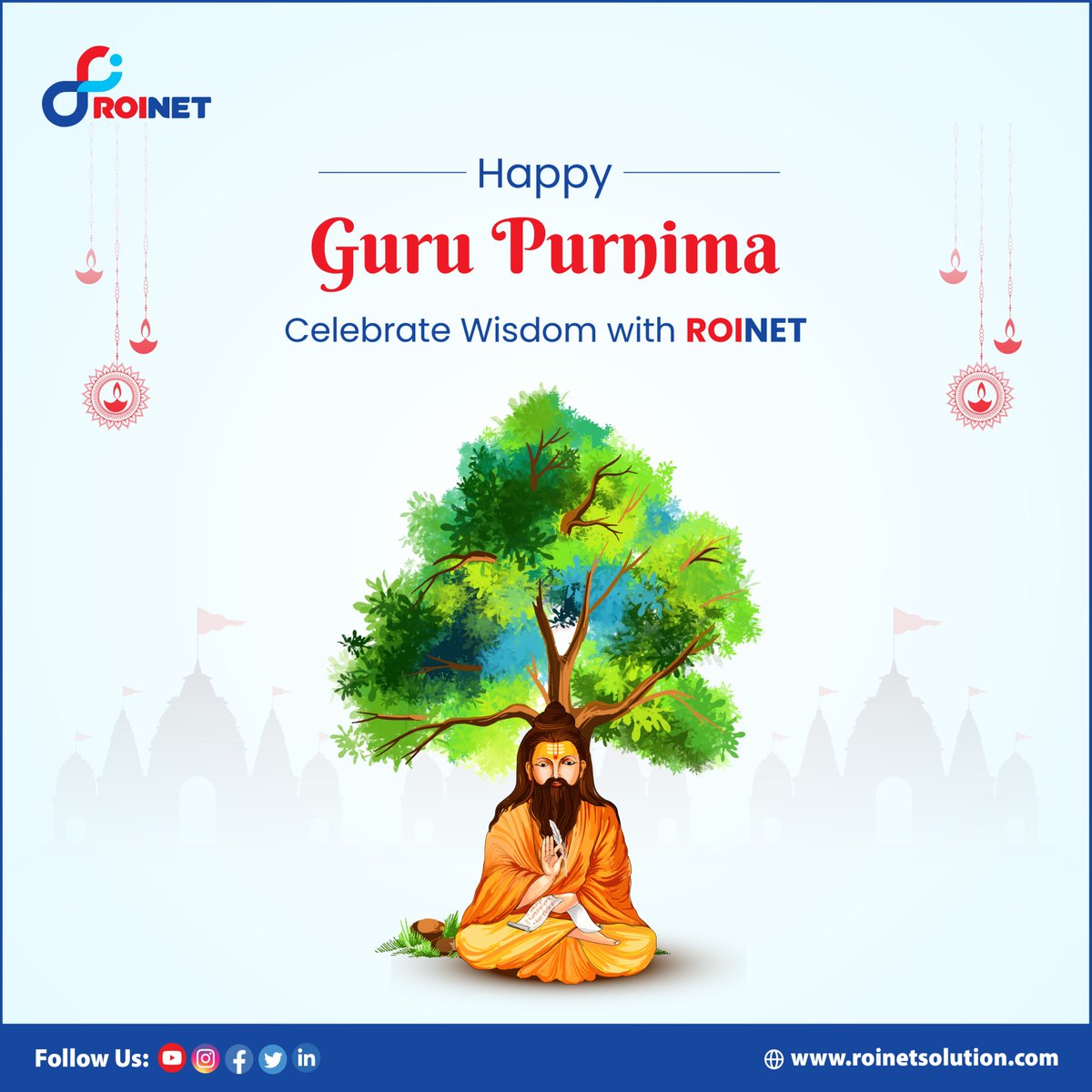 roinetsol's tweet image. Celebrate the wisdom and guidance of your gurus on Guru Purnima. Show your gratitude and honor their teachings with ROINET.

Happy Guru Purnima!

#ROINET #RuralFintech #ServingIndia #GuruPurnima #GuruPurnima2024 #growth #learning #gratitude