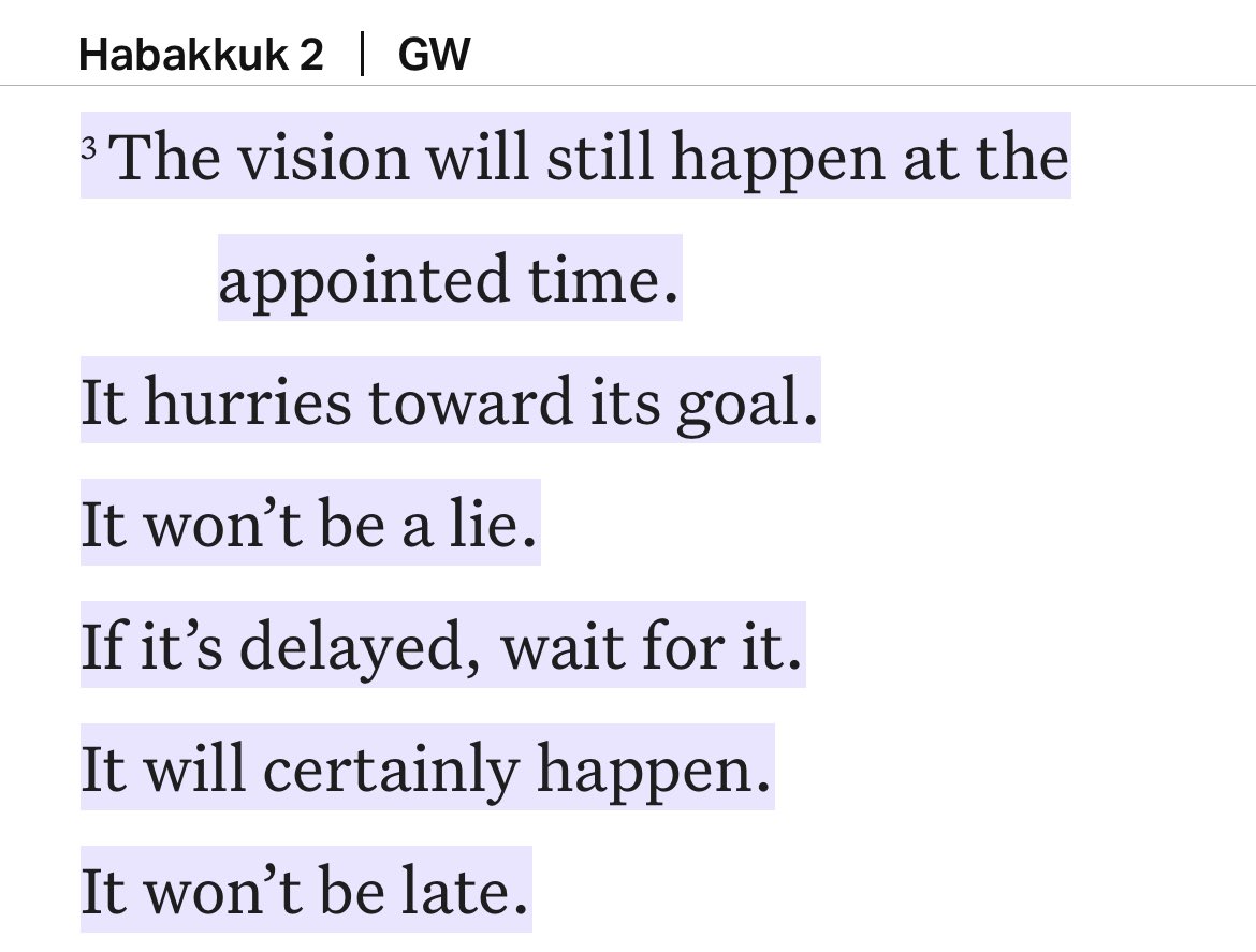 It won’t be late🤍