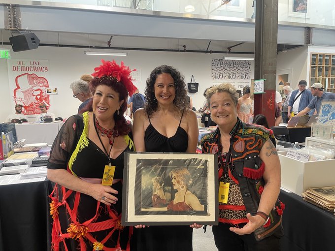 Tomorrow is the last day of the SF Art Book Fair. I"m turning 70 day after tmro, so am letting go of<a href="/tag/sfabf2024"class="tags"><span>#sfabf2024</span></a>