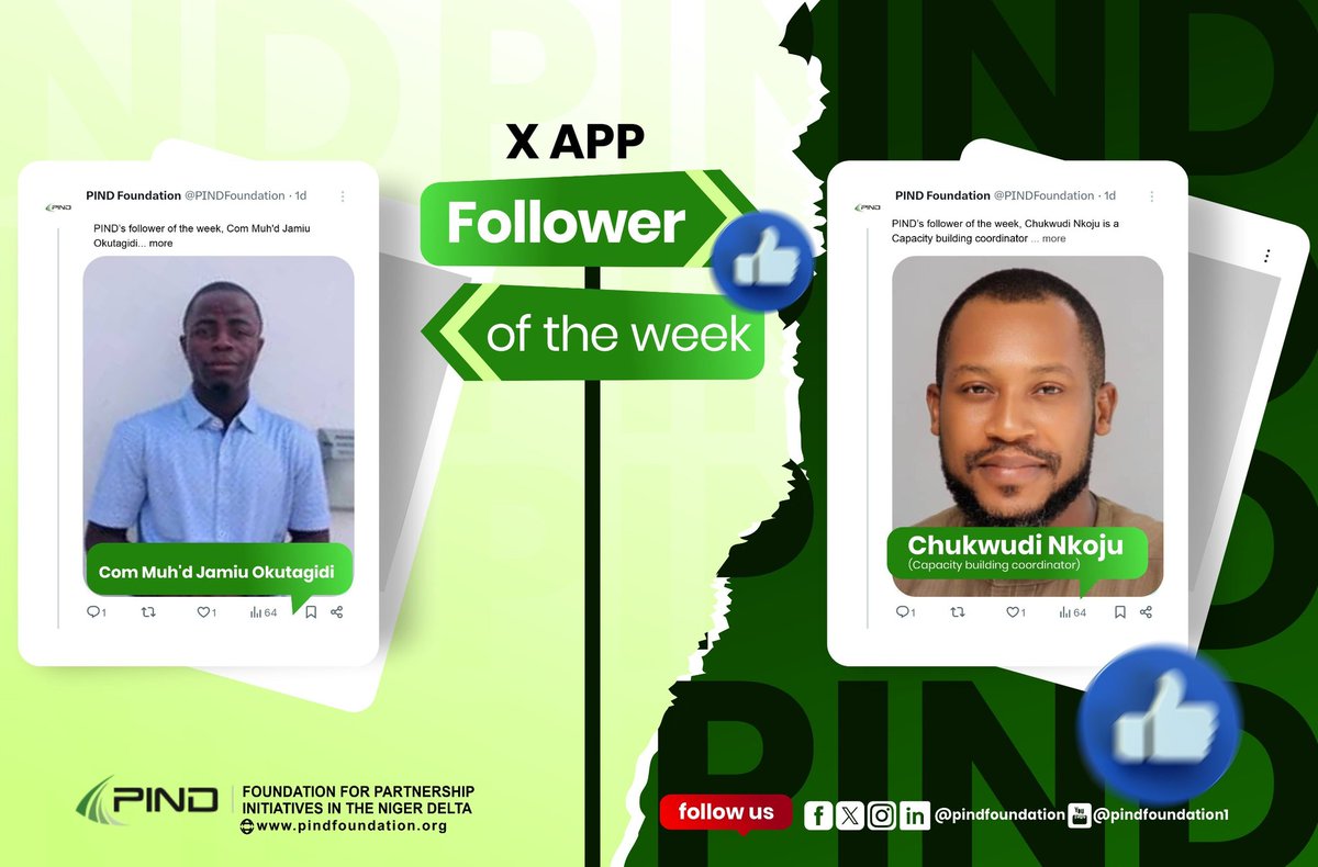 PINDFoundation's tweet photo. Shout out to our amazing social media stars of the week 

#SocialMediaStars #PINDCommunity #pindfoundation https://t.co/Xogcg8RrtZ