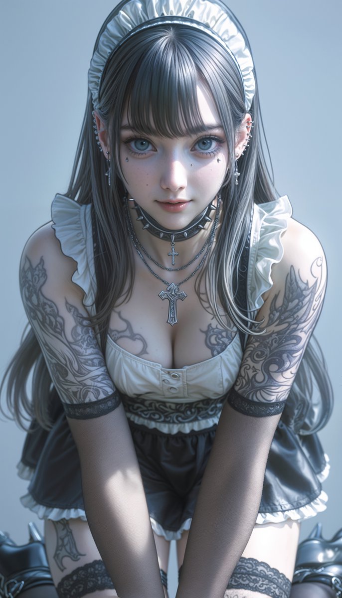 TheDemonChicken's tweet photo. QT Maid 🤍🖤
Oh, Mr. Sato, I'm sorry for spilling tea in your lap. 🫖
Please allow me to make it up to you.🙏
#anime #AIイラスト︎ https://t.co/ToT9YsRUot