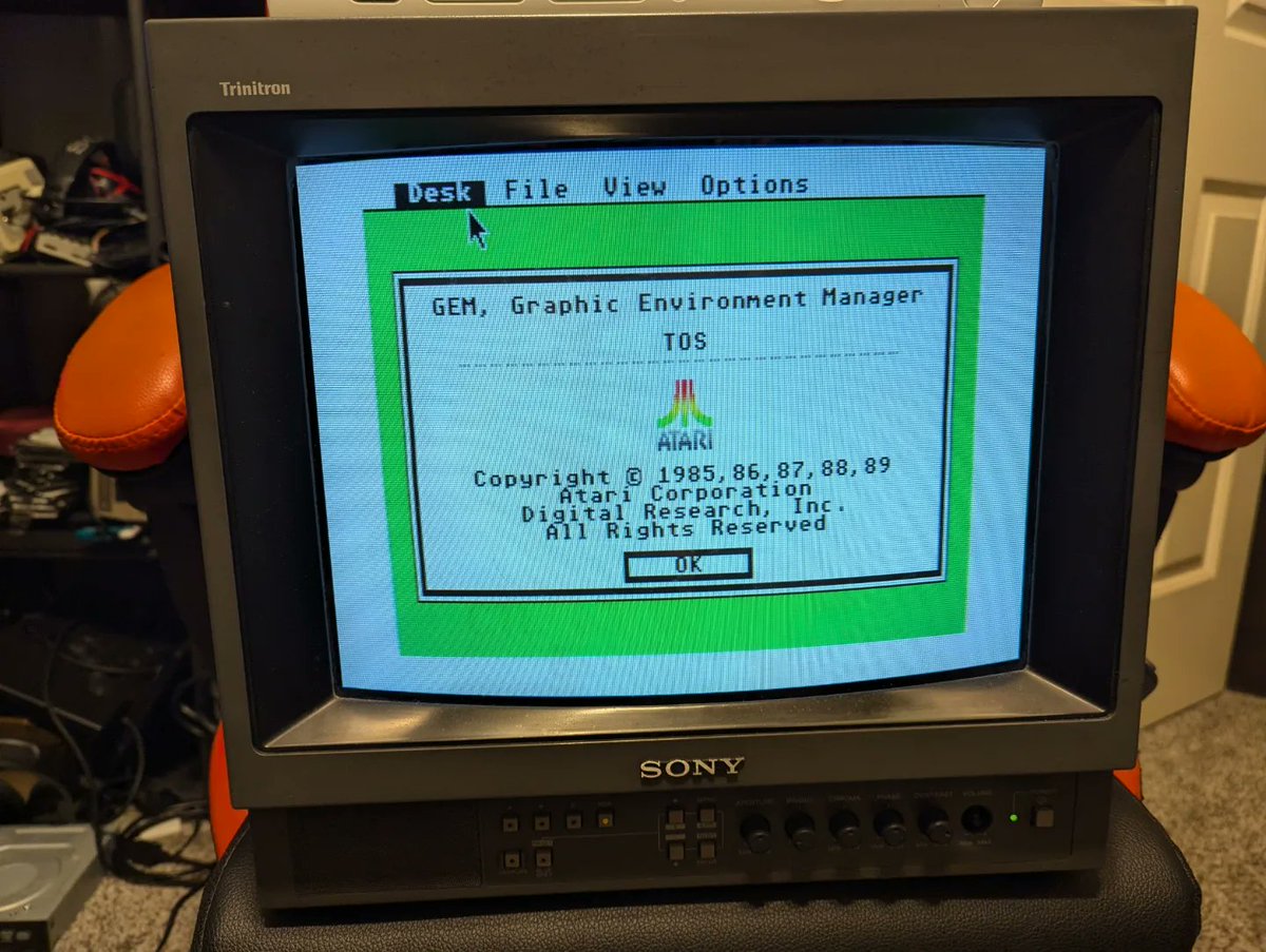 CableBoxMods's tweet image. Another project I&apos;ve been working on when time allows... Picked up this #Atari520STm a while back. Upgraded to TOS 1.04 from 1.0, and wired up this gotek to the floppy drive. Now to print a mount for the drive case and still waiting for the 4mb RAM to arrive. 😍