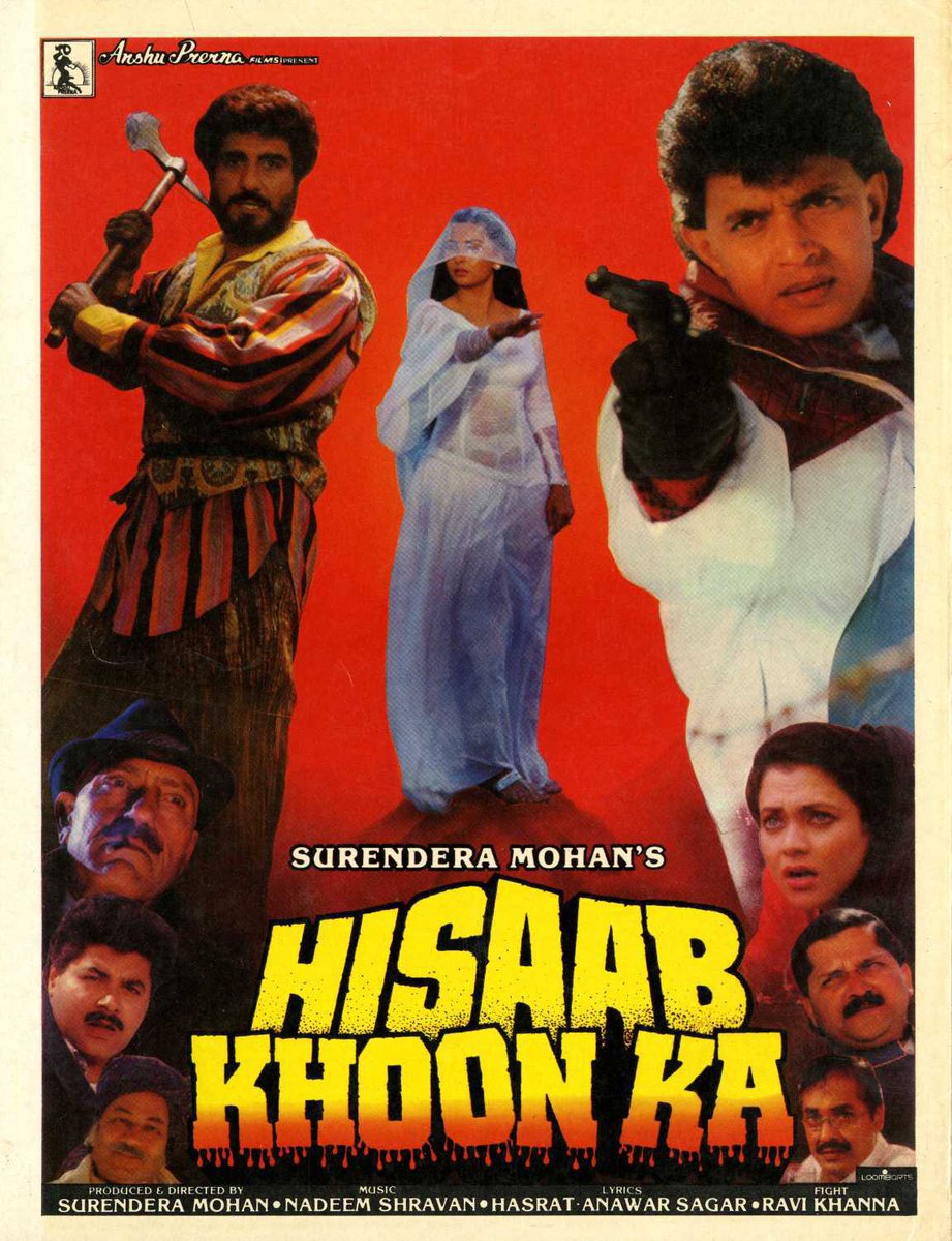 BollyMemories's tweet photo. #35YearsOfHisaabKhoonKa 21Jul1989
Door Nahin Ja Sakti Tujhse
#MithunChakraborty #PoonamDhillon #RajBabbar #Mandakini #SaeedJaffrey #AmrishPuri #SatishShah #SushmaSeth
#AnwarSagar
#NadeemShravan
#SurendraMohan https://t.co/YgDfeL4GIh