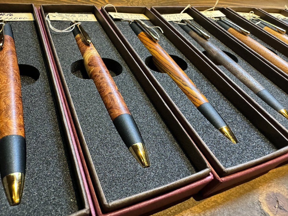 ボナン｜木軸ペンの店 on X