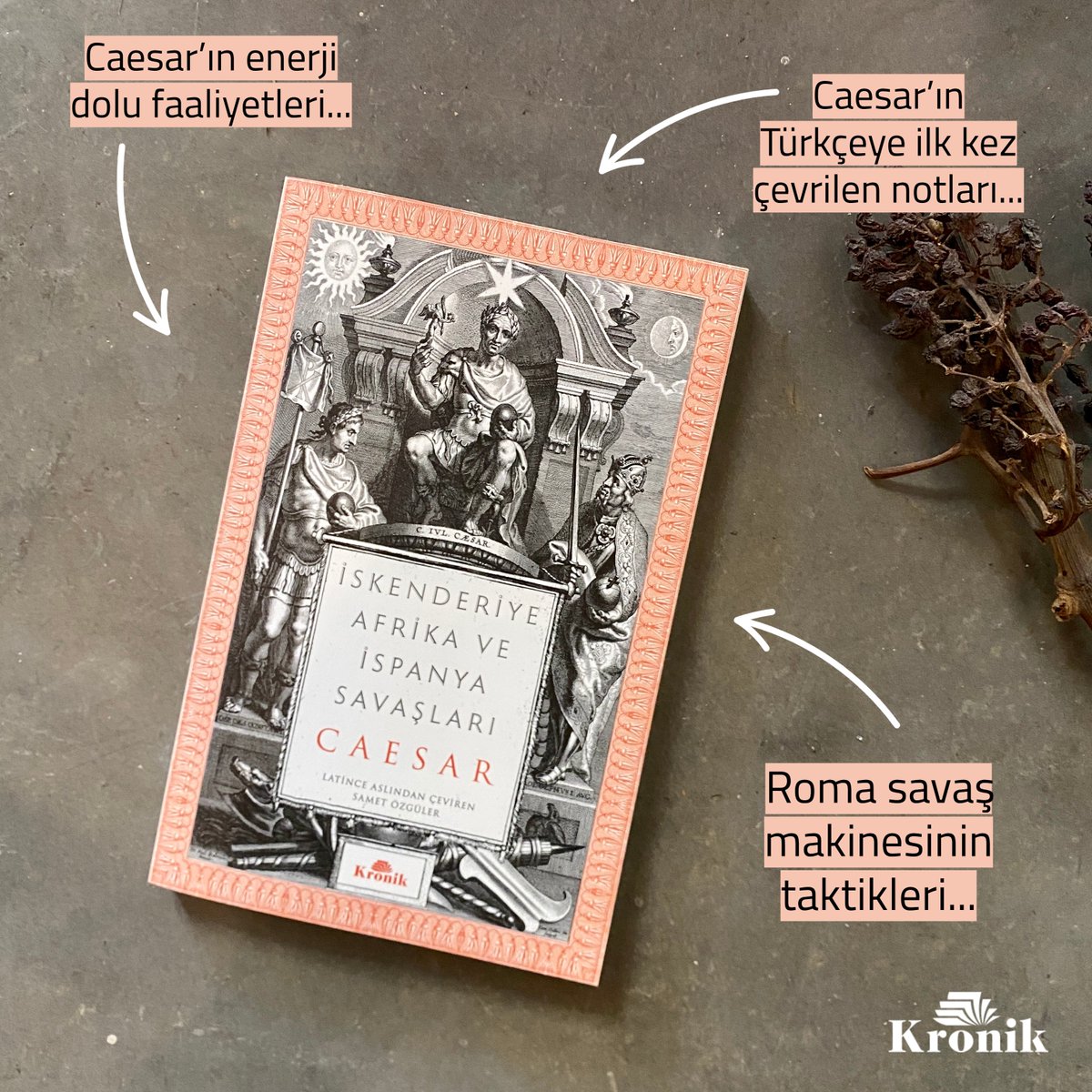 Roma savaş makinesinin değişik coğrafyalardaki faaliyetleri, zorluklara göğüs gerişi, strateji ve taktikleri, ilerleyen yaşına rağmen Caesar’ın enerji dolu faaliyetleri... <a href="/sametozgulerr/">Samet Özgüler</a> çevirisi ile.  

🔗: kronikkitap.com/kitap/iskender…