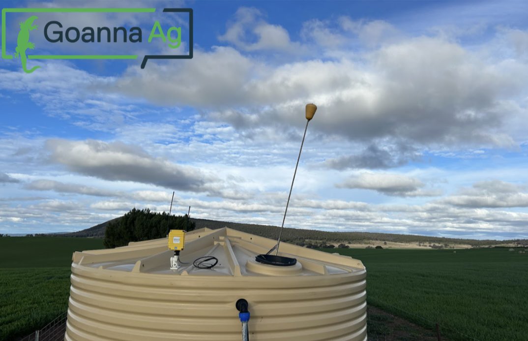 GoannaAg's tweet photo. Optimise your water management with our GoTank monitor, giving you real-time updates through our App!! Find out more on our Website 🦎https://t.co/JTeVyVSegY #GoannaAg #AusFarming #Gotank #SmartIrrigation #AgTech #WaterEfficiency #AusAg #RemoteWaterMonitoring #AusCotton https://t.co/H9HnR6QcJ1