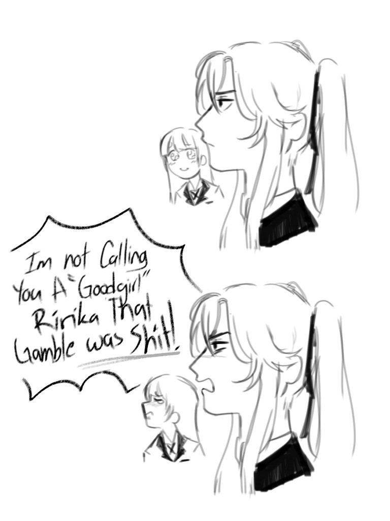 they almost kissed in that chapter.
#meariri #kakegurui