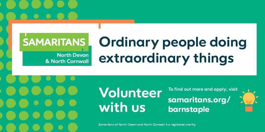 BarnstapleSams's tweet photo. We really need more volunteers and have training spaces on our September course.If you are interested just email  us on samsselectionnd@outlook.com  with your mobile and we can give you a call or apply via the link below.

https://t.co/veYjMUOppn https://t.co/oeZ5s9FuKT