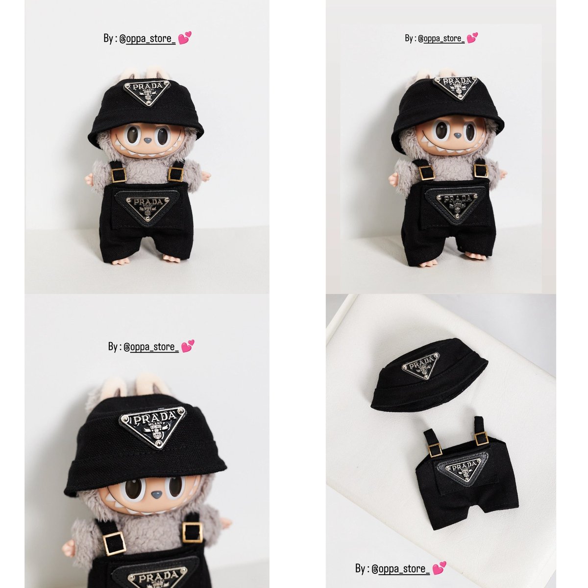 💢 ชุดลาบูบู้ 17 cm. พร้อมส่งค่า 🥰

🎀 เอี๊ยมกางเกง + หมวก Prada 🎀

✅ ราคา 300 บาท รวมส่ง ✅ 

🍭สนใจสั่งชุด DM มาได้เลยน้าา 🥰

 #lububu #ตลาดนัดlabubu #ตลาดนัดลาบูบู้ #ชุดลาบูบู้ #ชุดlabubu #POPMARTTH #ตลาดนัดarttoys
#ตลาดนัดpopmart #ชุดตุ๊กตา15cm