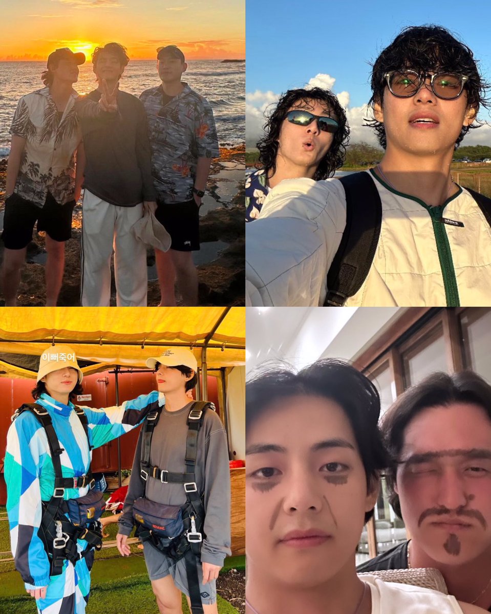 Taehyungimpact's tweet photo. HAPPY VACATION https://t.co/7kO2sJe7AU