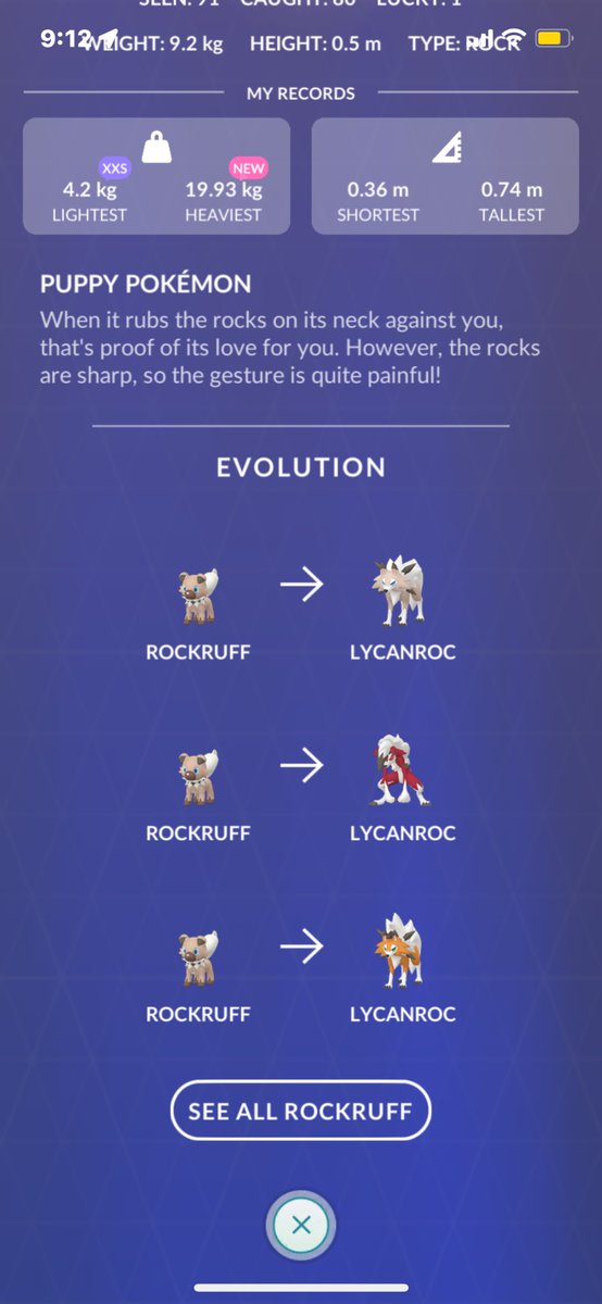 Missysartbook's tweet photo. #PokemonGo #DuskForm #Dusk #Rockruff #Lycanroc https://t.co/Wpk0gk2db5