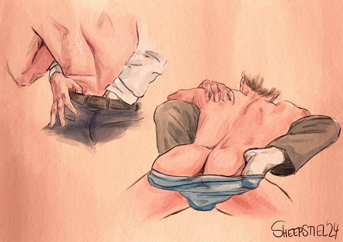 sheepstiel's tweet photo. And here's some more sketches inspired by this fic ;) https://t.co/qUyWxnsIKN