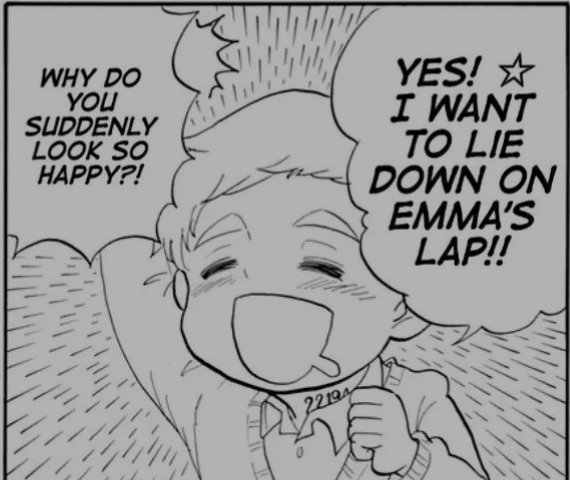 parfaitrine's tweet photo. what were they thinking about when they made oyaku Norman 😭 literally emma's worst nightmare https://t.co/GltTG4wCH1