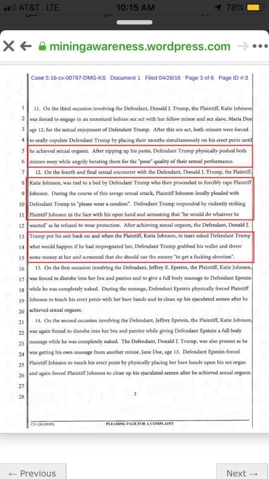 Gray_is_good's tweet image. Why isn’t news media asking Trump about Epstein? #TrumpPedoFiles