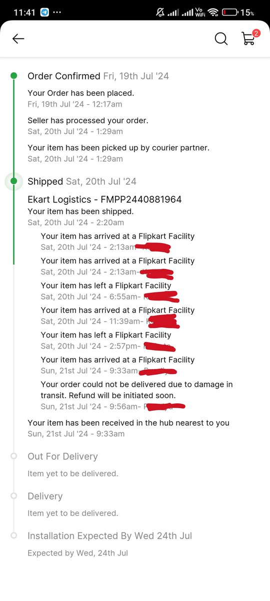 iarjungaming's tweet photo. @Flipkart @flipkartsupport this company totally fraud, scam because recently ordered Mi OLED tv on sale ₹46k, delivery day status "Your order could not be delivered due to damage in transit. Refund will be initiated soon." Current TV Price 74k. Not accepting refund @_Kalyan_K https://t.co/wsLTGI7Fkv
