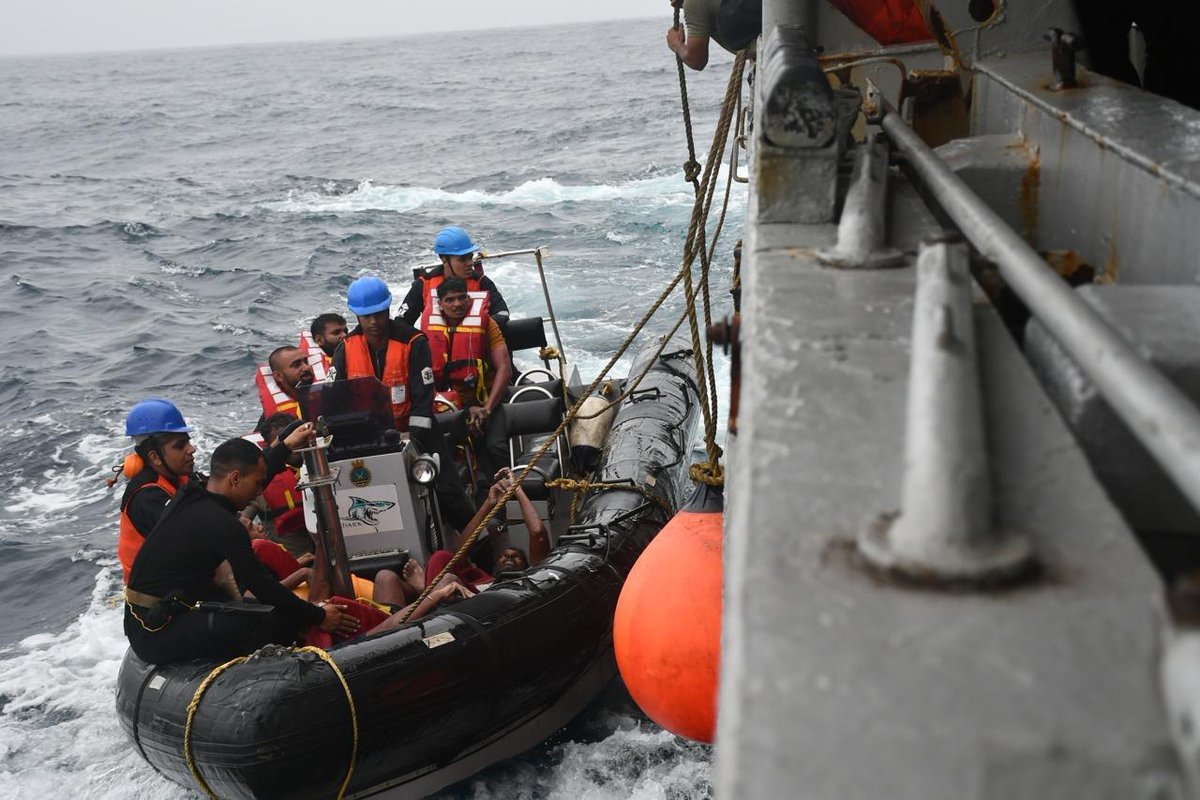 MarineTanksInd's tweet photo. #oman
The search and rescue operation by the Indian Navy with the Prestige Falcon is ongoing and is expected to last till 22 July . The Omani authorities have called off the SAR operation. The Indian Navy ship has not found anything except life jackets in the water so far. https://t.co/f1RmBT2GvJ