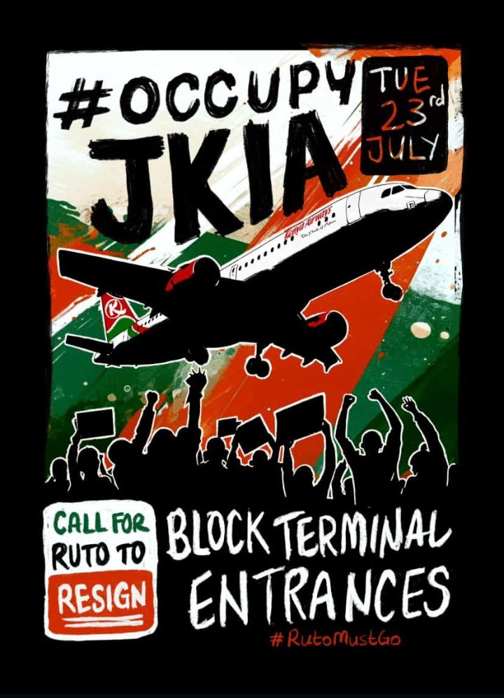 If you never seen an Aeroplane with your eyes, Tupatane Tuesday pale JKIA.

#OccupyJKIA