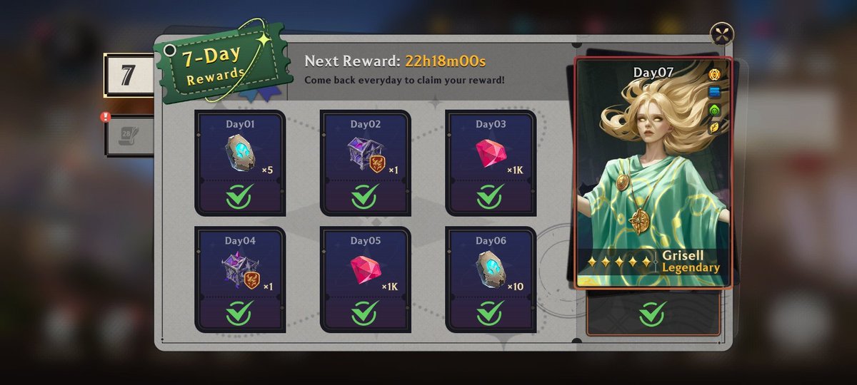 Jooohnrod's tweet photo. "I just completed the YGG GAP S6 Seventh Day Adventurer quest! #YGGxGOG #YGGGAPS6 @YieldGuild @GuildOfGuardian” https://t.co/FHSaIwkPiS