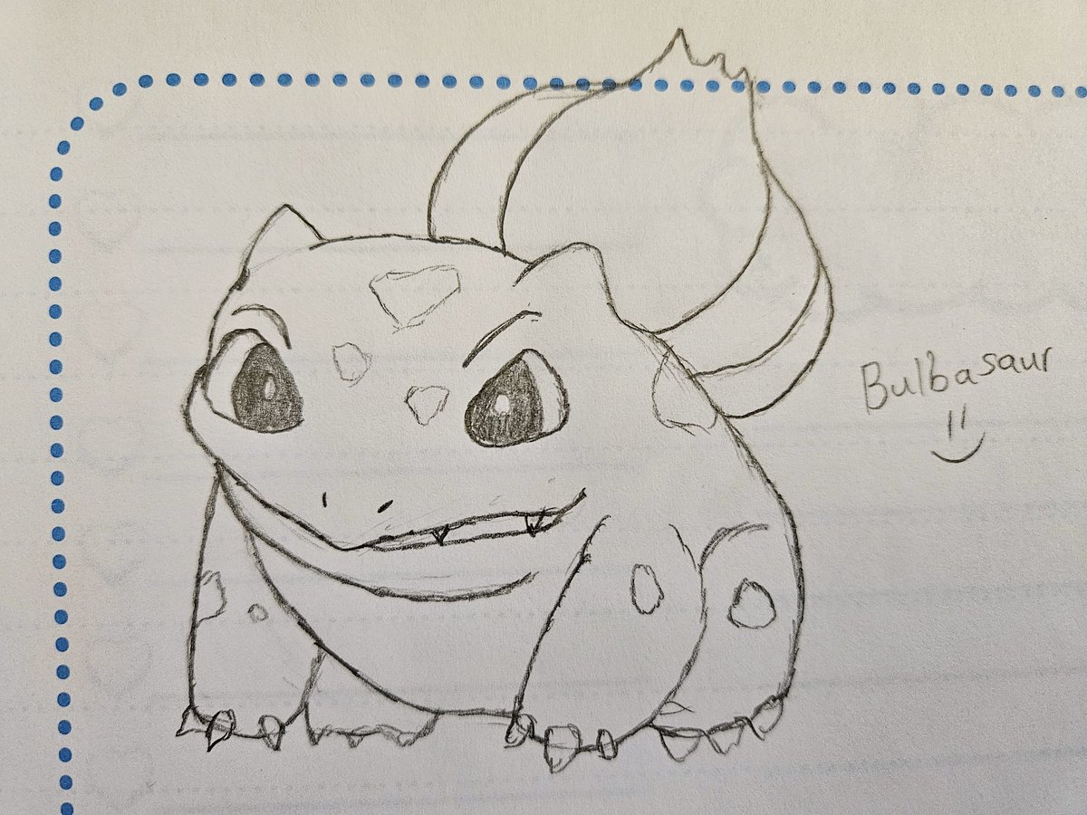 JennyENicholson's tweet photo. Bulbasaur =) https://t.co/TY94kuBrUI