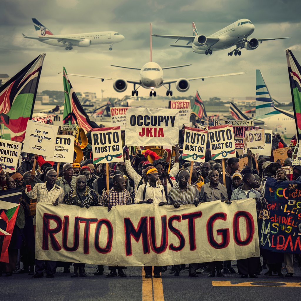 “They have lied to us for so long. You cannot lie to my grandfather, lie to my father, lie to me, with the hope of lying to my kids," #OccupyJKIA