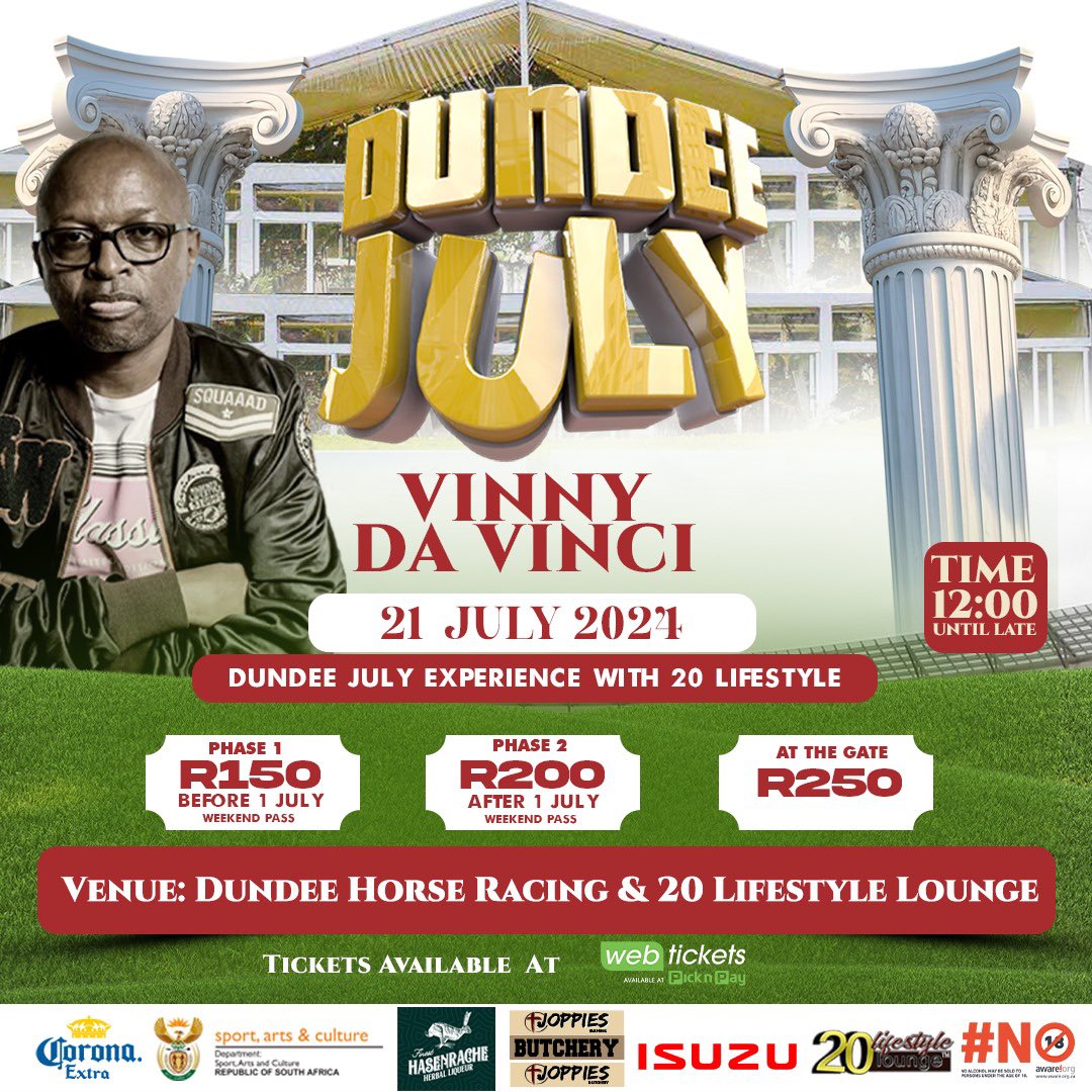 VinnyDaVinci's tweet photo. GIG UPDATE!!!
Sunday 21 July 2024
π20 LIFESTYLE LOUNGE in Dundee KZN ((16h00 - 17h00))
πCHAPTERS LOUNGE & HANGOUT in Ladysmith KZN ((00h00 - 01h00))
#DeepInKZN
#WeLoveHouseMusic https://t.co/jVkWCYWT6R
