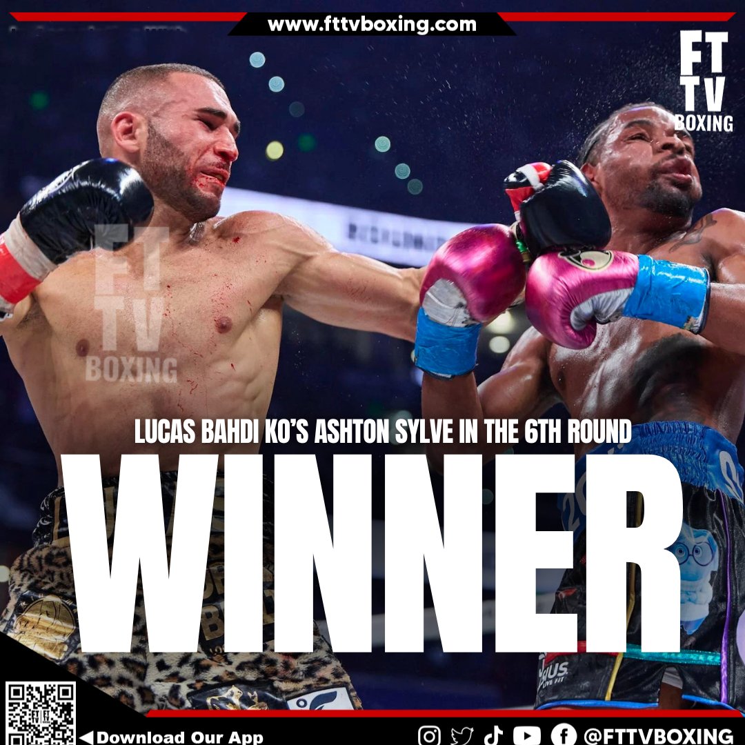 FTTVBoxing's tweet image. Lucas Bahdi pulls off an upset after knocking out Ashton Sylve! Behind on all rounds, all it took was a double right straight and a left hook! Knockout of the year contender! Who's next for Lucas Bahdi

#JakePaul #MikePerry #fightnight #dazn #MVP #boxing #boxingfans #FightFans